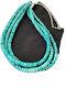 Native American Navajo Sterling Silver 3s 6mm Turquoise Heishi Necklace 22 1039