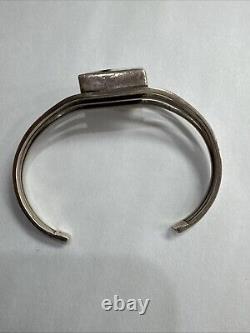 Native American Navajo Sterling Silver Cuff Bracelet G. Jim Free Shipping