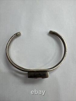 Native American Navajo Sterling Silver Cuff Bracelet G. Jim Free Shipping