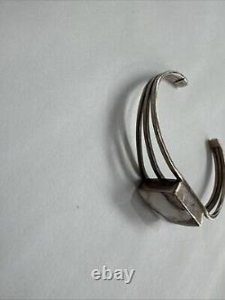 Native American Navajo Sterling Silver Cuff Bracelet G. Jim Free Shipping