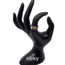 Native American Navajo Sterling Silver TUrquoise Spiney Oyster UNIQUE Ring 8