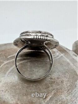 Native American Navajo Sterling Silver WILD HORSE Ring Size 10 Scott Skeets USA