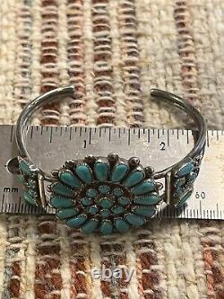 Native American Navajo, Sterling silver turquoise bracelet