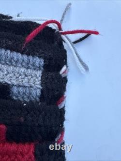 Native American Navajo Style Rug Textile Blanket Weaving Decor 30x26