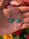 Native American Navajo Turquoise Sterling Silver Earing Jewelry