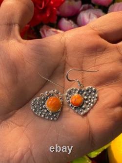 Native American Navajo Turquoise Sterling Silver earing jewelry