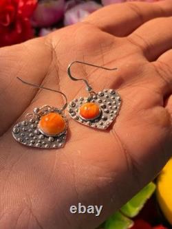 Native American Navajo Turquoise Sterling Silver earing jewelry