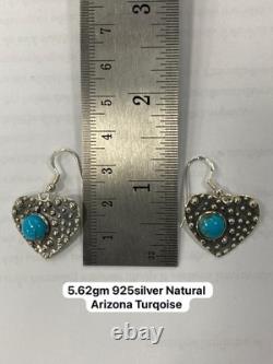 Native American Navajo Turquoise Sterling Silver earing jewelry
