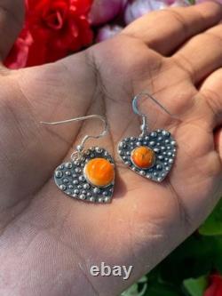 Native American Navajo Turquoise Sterling Silver earing jewelry