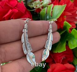 Native American Navajo Turquoise Sterling Silver earring