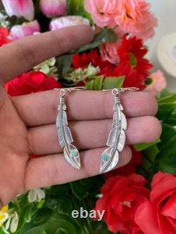 Native American Navajo Turquoise Sterling Silver earring