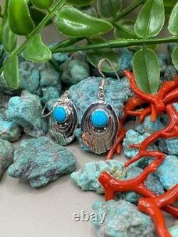 Native American Navajo Turquoise Sterling Silver earring