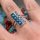 Native American Navajo Turquoise Sterling Silver Ring Jewelry