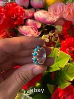 Native American Navajo Turquoise Sterling Silver ring jewelry
