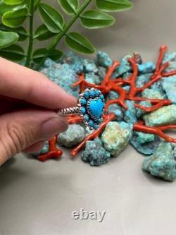 Native American Navajo Turquoise Sterling Silver ring jewelry