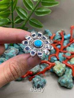 Native American Navajo Turquoise Sterling Silver ring jewelry