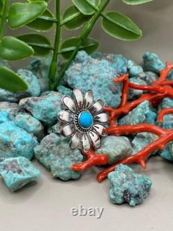 Native American Navajo Turquoise Sterling Silver ring jewelry