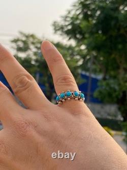 Native American Navajo Turquoise Sterling Silver ring jewelry