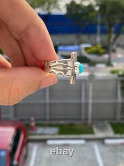 Native American Navajo Turquoise Sterling Silver ring jewelry