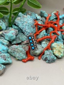 Native American Navajo Turquoise Sterling Silver ring jewelry