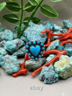 Native American Navajo Turquoise Sterling Silver ring jewelry
