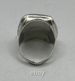 Native American Navajo Turquoise and Sterling Silver Ring Size 5