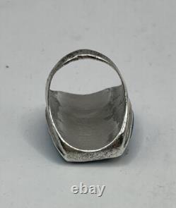 Native American Navajo Turquoise and Sterling Silver Ring Size 5