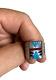 Native American Navajo Western Sterling Silver Ring Size 8 Turquoise Onyx Coral