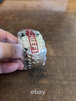 Native American Navajo Women Or Small Wrist Bracelet Kansas City Chiefs Cuff #A