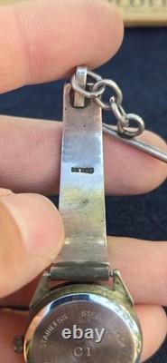 Native American Navajo Women's 925 Sterling Silver Kokopelli Flute Player Watch