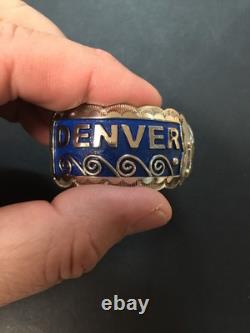 Native American Navajo Women's Bracelet Denver Nuggets Cuff Handmade Work #2