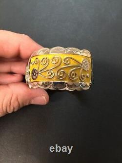 Native American Navajo Women's Bracelet Denver Nuggets Cuff Handmade Work #2