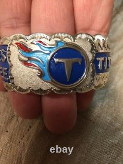 Native American Navajo Women's Bracelet Tennessee Titans Football Cuff #3 Nice