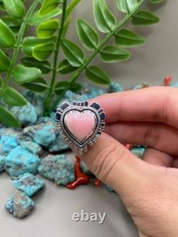 Native American Navajo natural stone Sterling Silver ring jewelry