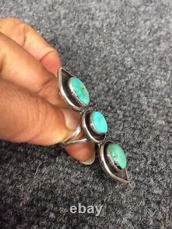 Native American Navajo sterling Silver Turquoise Ring Size 6
