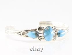 Native American Navajo sterling silver cuff bracelet by Cynthia Yazzie Est 5-600
