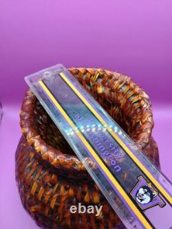 Native American Pitch Basket withHorse Hair Handles Navajo Museum Nice