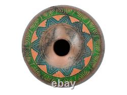 Native American Pottery Vase Navajo Indian Horse Hair Home Decor M Thomas