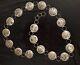 Native American Round Overlay Conchos Sterling Silver By Jerry Cowboy Navajo
