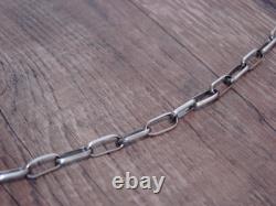 Native American Sterling Silver 20 Link Chain Link Necklace Yazzie