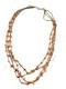 Native American Sterling Silver Coral Quadruple Strand Necklace 925 Old Pawn