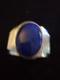 Native American Sterling Silver Lapis Lazuli Cuff Bracelet Ladies 62 Grams