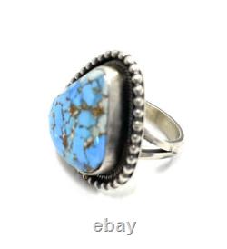 Native American Sterling Silver Navajo Golden Hill Ring Size 6.5
