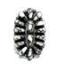 Native American Sterling Silver Navajo Handmade Howlite Ring Size 7