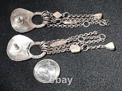 Native American Sterling Silver Navajo Handmade Spiny Oyster Dangle Earrings