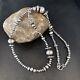 Native American Sterling Silver Navajo Mixed Beads 18 Necklace 92318