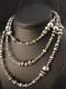 Native American Sterling Silver Navajo Mixed Beads 48 Necklace 92348
