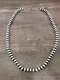 Native American Sterling Silver Navajo Pearl 21 Necklace By Halwood