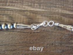 Native American Sterling Silver Navajo Pearl 28 Necklace Jake