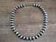 Native American Sterling Silver Navajo Pearl Hand Made 16 Necklace By Largo